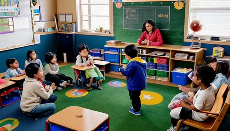Crianças na escola